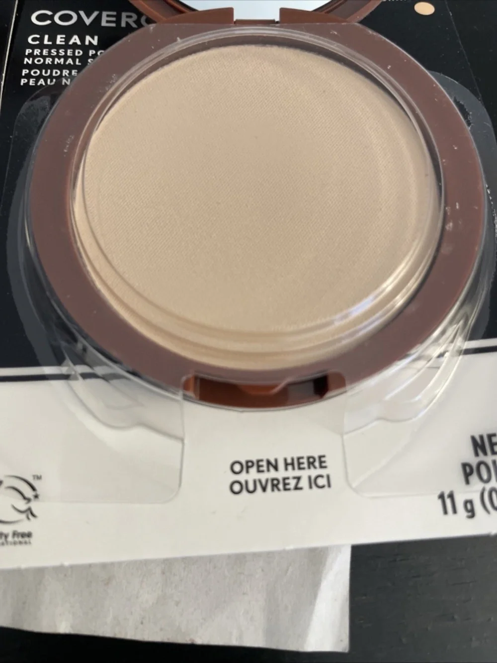 Covergirl Clean Pressed Powder, 125 Buff Beige, With Talc x2